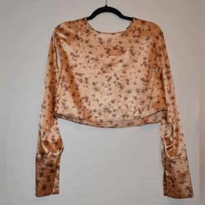 Zara cropped long sleeve